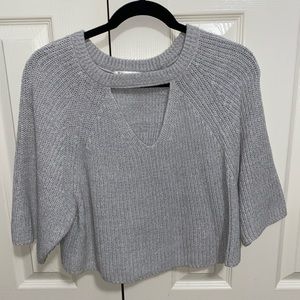 Sweater crop top